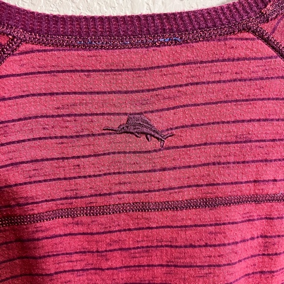 Tommy Bahama Red Striped Crewneck Sweater - Picture 4 of 6